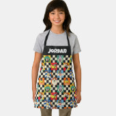 LOONEY TUNES™ Zeichen auf Schwarz/Weiß-Schachbrett Schürze (Insitu)