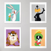 LOONEY TUNES™-Zeichen Bilderwand Sets (Vorderseite)