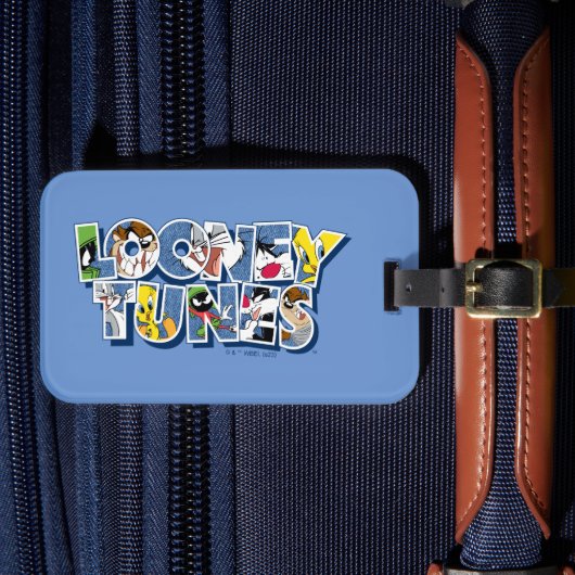 LOONEY TUNES™ Zeichen in Buchstaben Gepäckanhänger (Vorderseite Insitu 4)