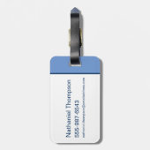 LOONEY TUNES™ Zeichen in Buchstaben Gepäckanhänger (Rückseite vertikal)