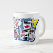 LOONEY TUNES™ Zeichen in Buchstaben Jumbo-Tasse (Vorderseite Rechts)