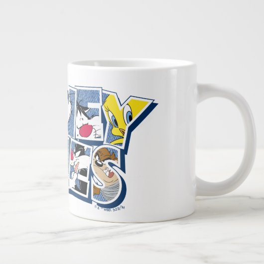 LOONEY TUNES™ Zeichen in Buchstaben Jumbo-Tasse (Rechts)