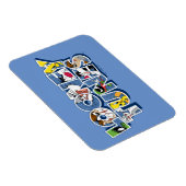 LOONEY TUNES™ Zeichen in Buchstaben Magnet (Rechte Seite)