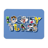LOONEY TUNES™ Zeichen in Buchstaben Magnet (Horizontal)