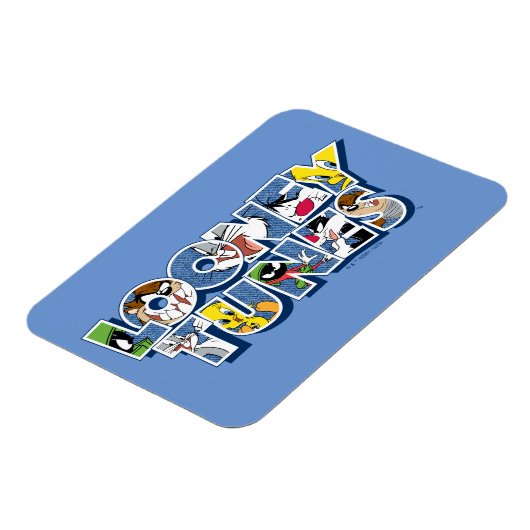 LOONEY TUNES™ Zeichen in Buchstaben Magnet (Linke Seite)