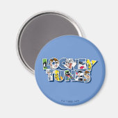 LOONEY TUNES™ Zeichen in Buchstaben Magnet (Vorderseite/Rückseite)
