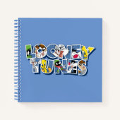 LOONEY TUNES™ Zeichen in Buchstaben Notizblock (Vorderseite)