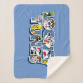 LOONEY TUNES™ Zeichen in Buchstaben Sherpadecke (Vorderseite)