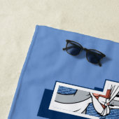 LOONEY TUNES™ Zeichen in Buchstaben Strandtuch (Beispiel)
