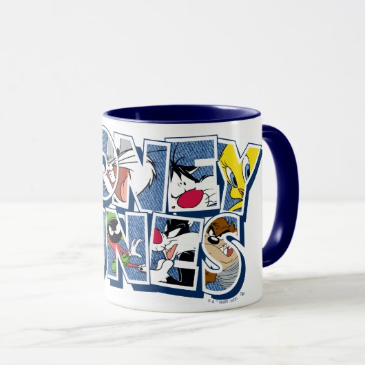 LOONEY TUNES™ Zeichen in Buchstaben Tasse (VorderseiteRechts)