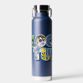 LOONEY TUNES™ Zeichen in Buchstaben Trinkflasche (Vorne)