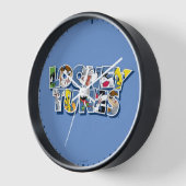 LOONEY TUNES™ Zeichen in Buchstaben Uhr (Winkel)
