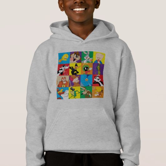LOONEY TUNES™ Zeichengitter Hoodie (Vorderseite)