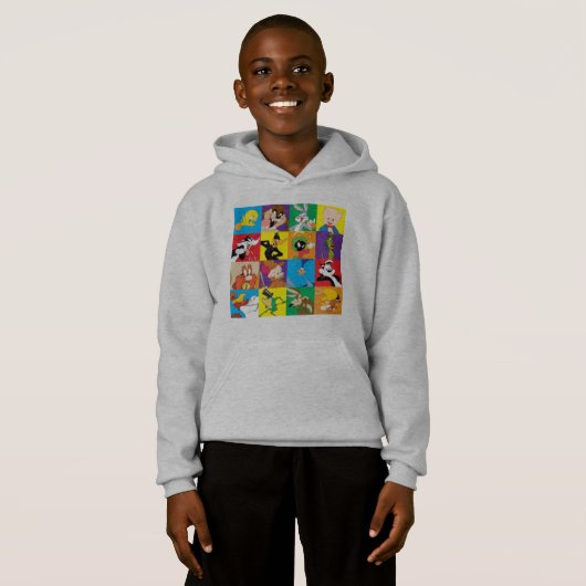 LOONEY TUNES™ Zeichengitter Hoodie (Vorne ganz)