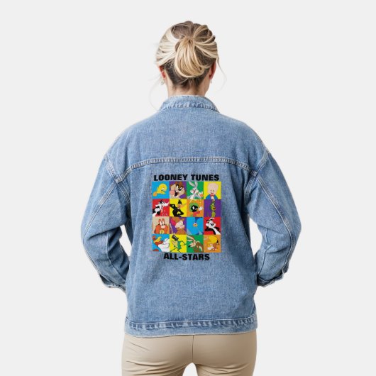 LOONEY TUNES™ Zeichengitter Jeansjacke (Modell)