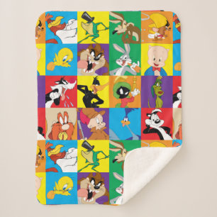 LOONEY TUNES™ Zeichengitter Sherpadecke