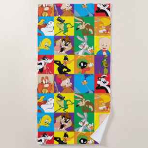 LOONEY TUNES™ Zeichengitter Strandtuch