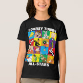LOONEY TUNES™ Zeichengitter Tri-Blend Shirt (Vorderseite)