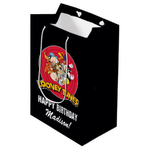LOONEY TUNES™ Zeichengruppe   Geburtstag Mittlere Geschenktüte