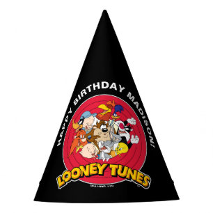 LOONEY TUNES™ Zeichengruppe   Geburtstag Partyhütchen