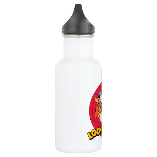 LOONEY TUNES™ Zeichenlogo Edelstahlflasche (Links)