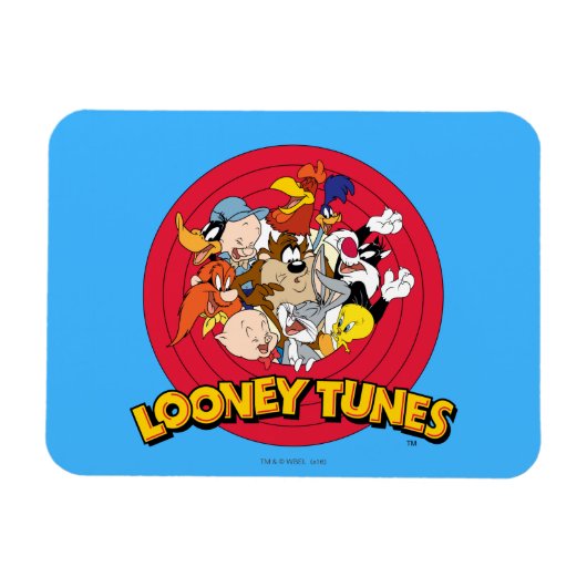 LOONEY TUNES™ Zeichenlogo Magnet (Horizontal)