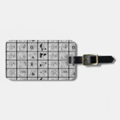 LOONEY TUNES™ Zeichentabelle Gepäckanhänger (Vorderseite horizontal)