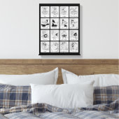 LOONEY TUNES™ Zeichentabelle Leinwanddruck (Insitu (Schlafzimmer))