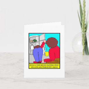 Looney Zwillinge jede Winkel-Anmerkungs-Karte Karte