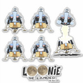 Loonie the Lander Aufkleber (Vorderseite)