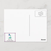 Loons auf der doppelten Postkarte (Rückseite)