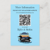 Loons Sunset Blue Begleitkarte (Rückseite)