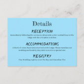 Loons Sunset Blue Begleitkarte (Vorderseite)