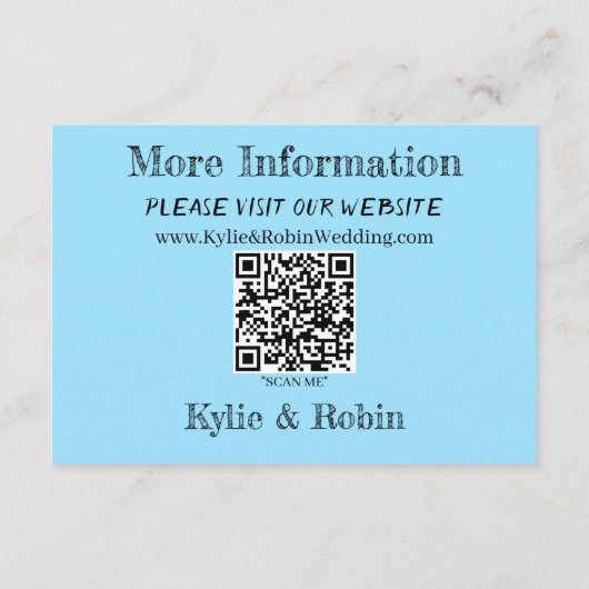 Loons Sunset Blue Begleitkarte (Rückseite)