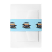 Loons Sunset Blue Einladungsbanderole (Vorderseite Beispiel)
