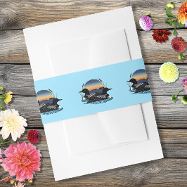 Loons Sunset Blue Einladungsbanderole