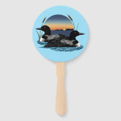 Loons Sunset Blue Fächer (Vorderseite)