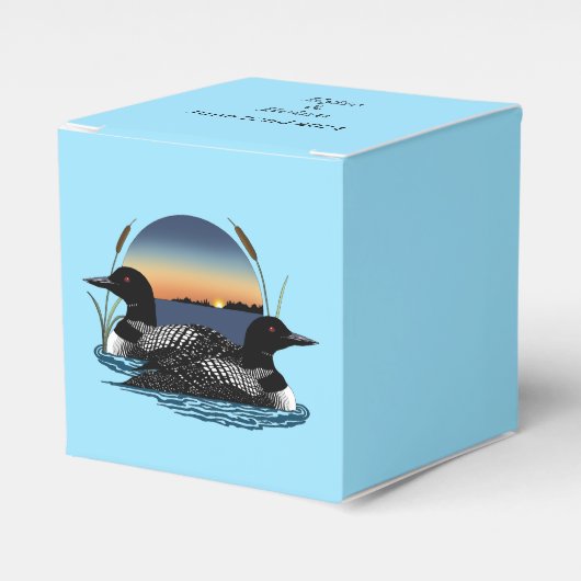 Loons Sunset Blue Geschenkschachtel (Vorderseite)