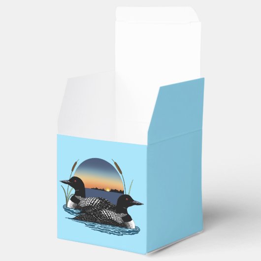 Loons Sunset Blue Geschenkschachtel (Geöffnet)