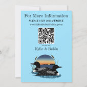 Loons Sunset Blue Save The Date (Rückseite)