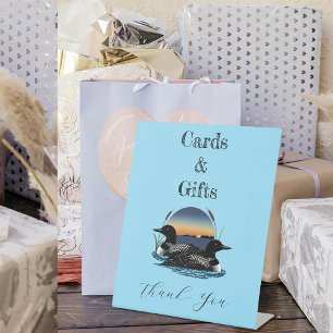 Loons Sunset Blue Sockelschild