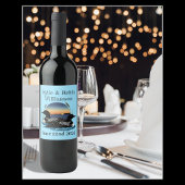 Loons Sunset Blue Weinetikett