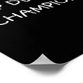 Loop De Loop Champion Lustiges Skateboarding-Desig Poster (Ecke)