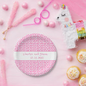 Loop De Loop Hot Pink Pappteller (Party)