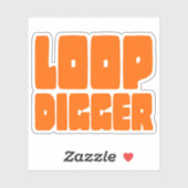 LOOP DIGGER AUFKLEBER (Blatt)