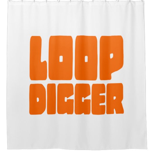 LOOP DIGGER DUSCHVORHANG (Vorderseite)