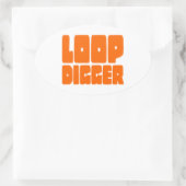 LOOP DIGGER OVALER AUFKLEBER (Tasche)