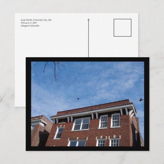 Loop North im Februar Postkarte (Vorne/Hinten)