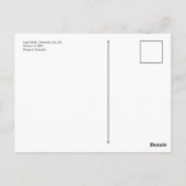 Loop North im Februar Postkarte (Rückseite)