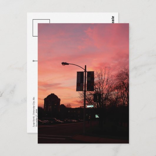 Loop North Sunset Postkarte (Vorne/Hinten)